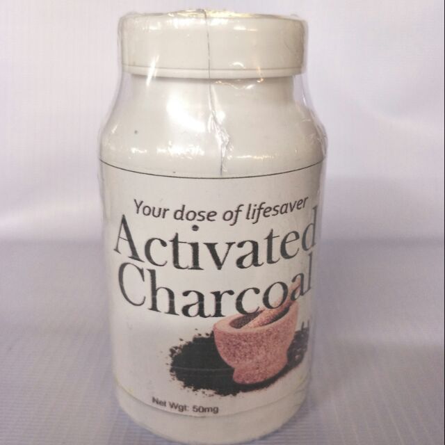 ACTIVATED CHARCOAL 100 capsules Shopee Philippines