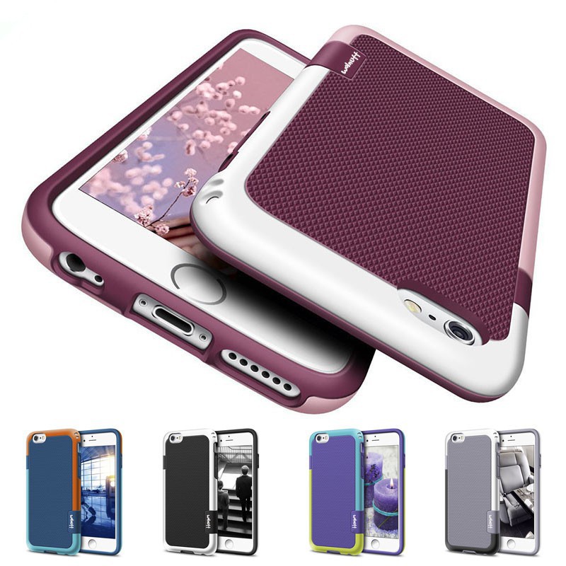 Shockproof Anti Slip Hybrid Hard Silicone Resistant TPU PC case for