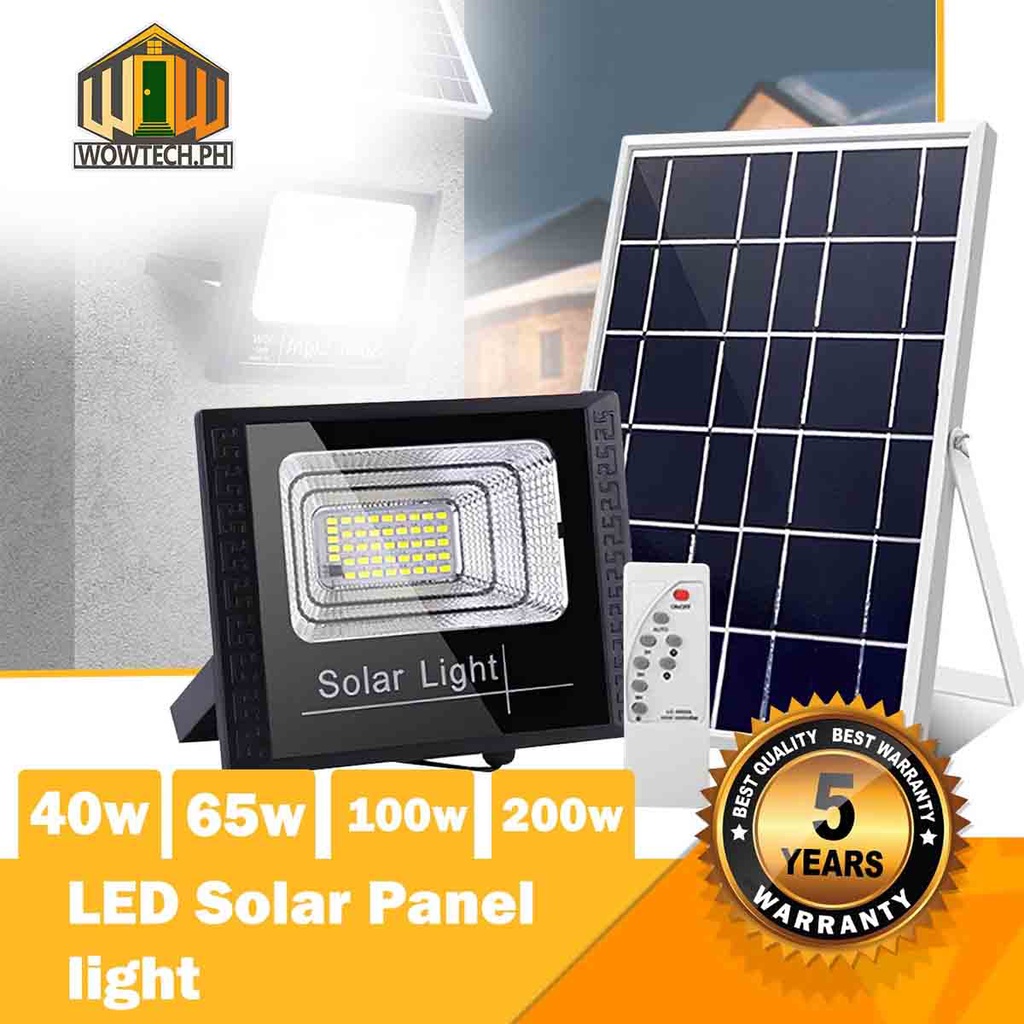 Wowtech.ph 35w 45w 100w 200w Light panel LED street /Outdoor Solar