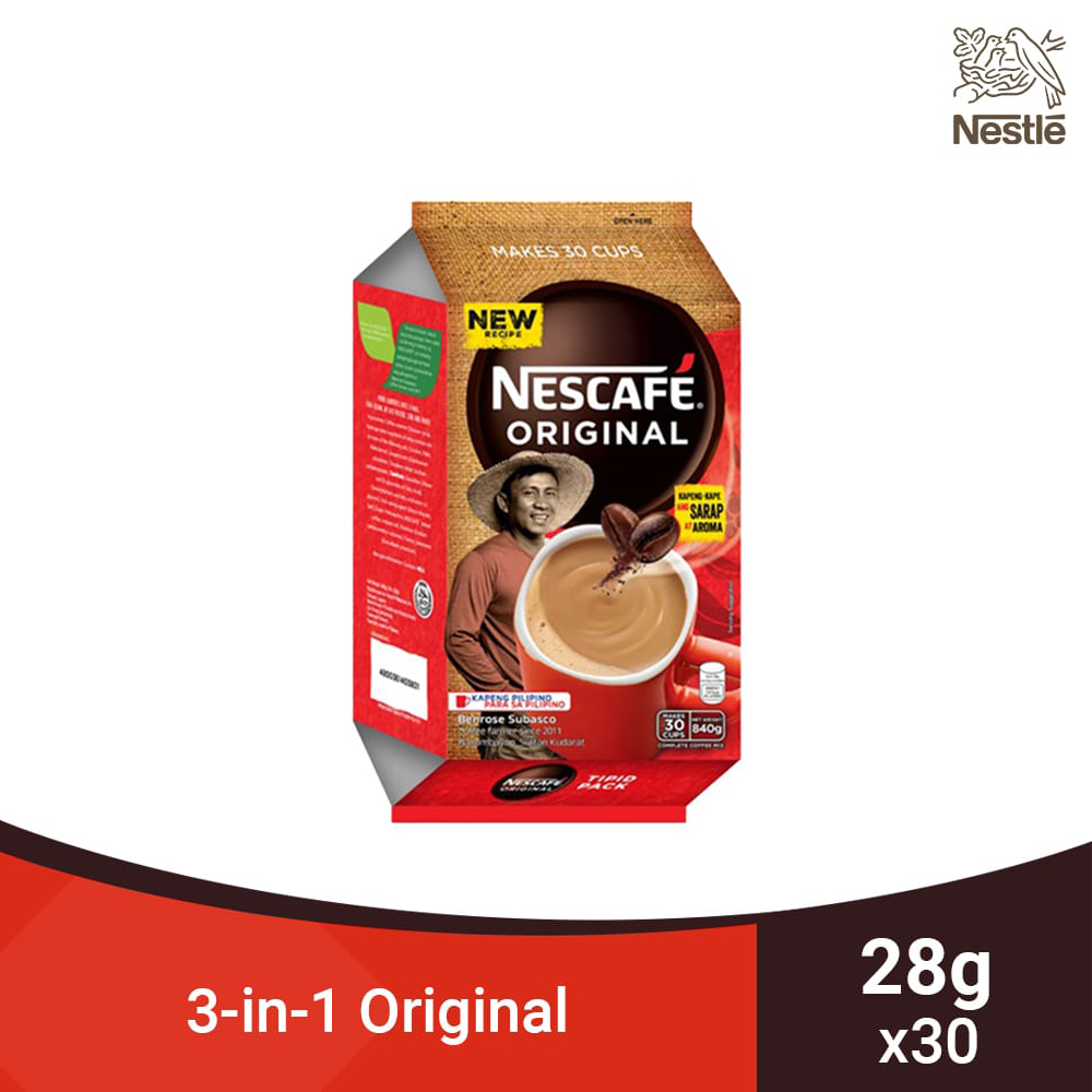 NESCAFE Original 3in1 Coffee 28g Pack of 30 Shopee Philippines