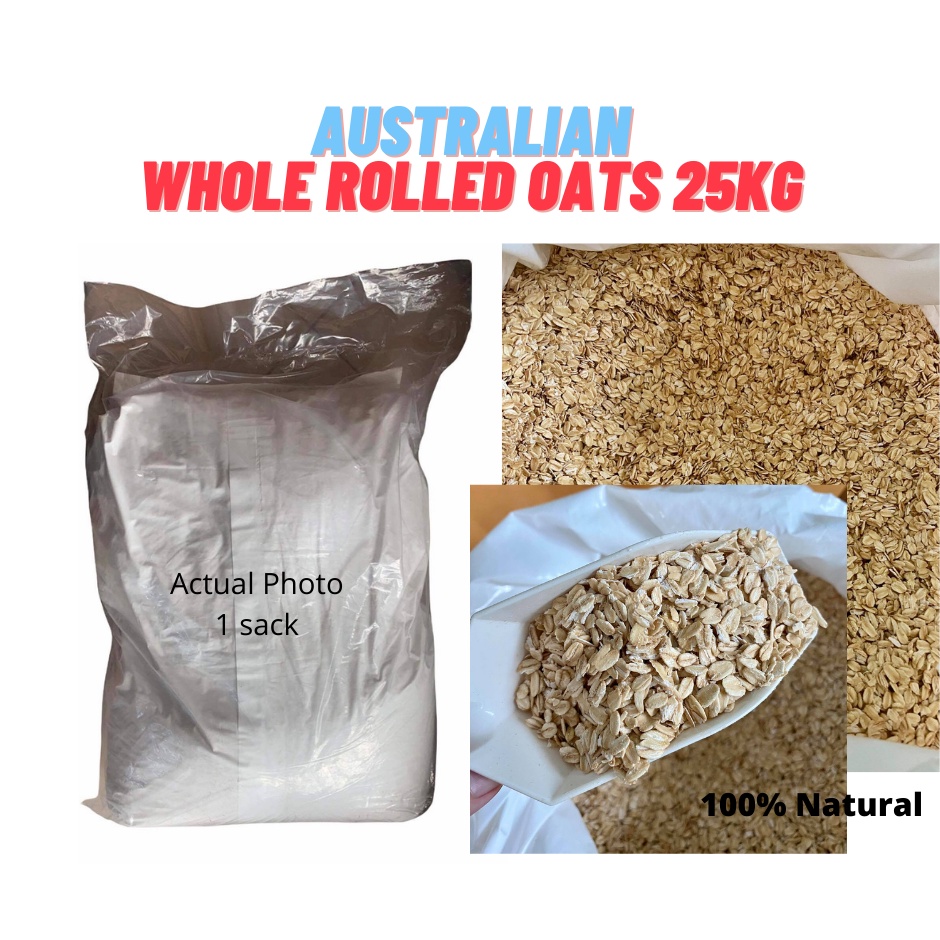 25 kg Wholesale Whole Rolled Oats Bulk Oats 25kg Sack Oat Bulk