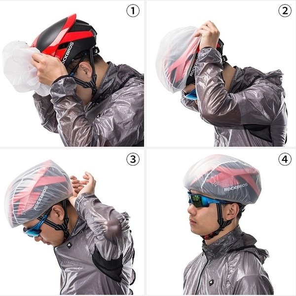 Rockbros Bicycle Helmet Cover Rain Cover Cool Helmet Cover Shopee