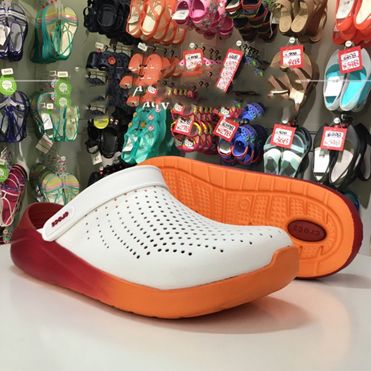 Genuine Crocs men's shoes LiteRide women's shoes beach cool slippers