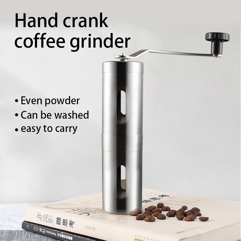 Silver Manual Portable Coffee Grinder Hand By MTCB Shopee Philippines