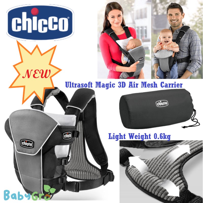 Chicco Ultrasoft Magic 3D Air Mesh Premium 2Way Infant Carrier With