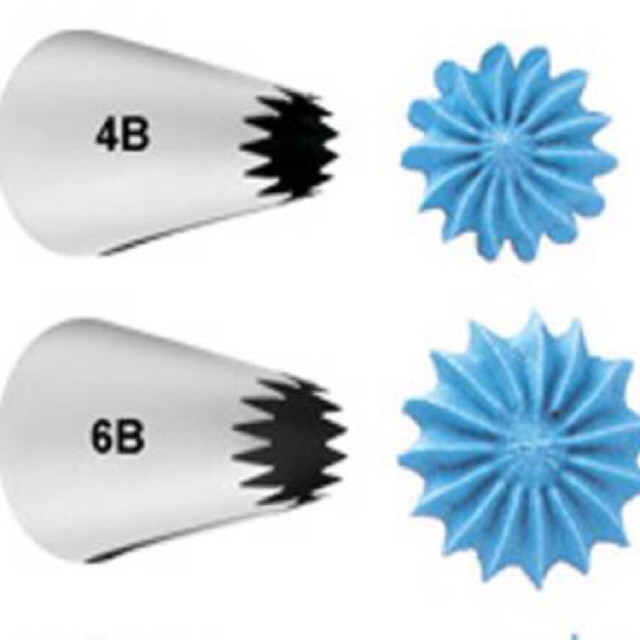 Piping Tip 6B 4B 7FT 9FT 195 French Tip semi close Shopee Philippines