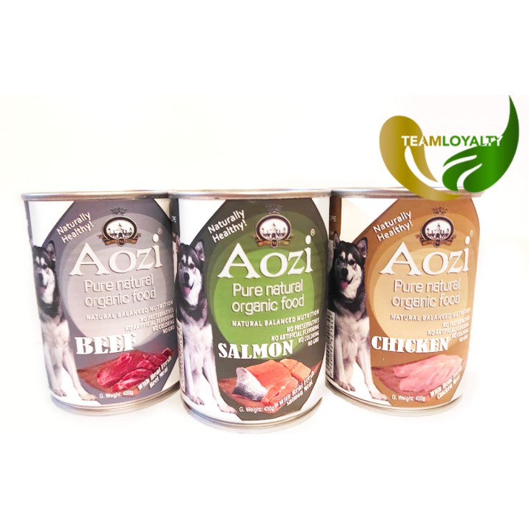 Aozi Pure Natural Organic DOG Food in CAN 430g Shopee Philippines