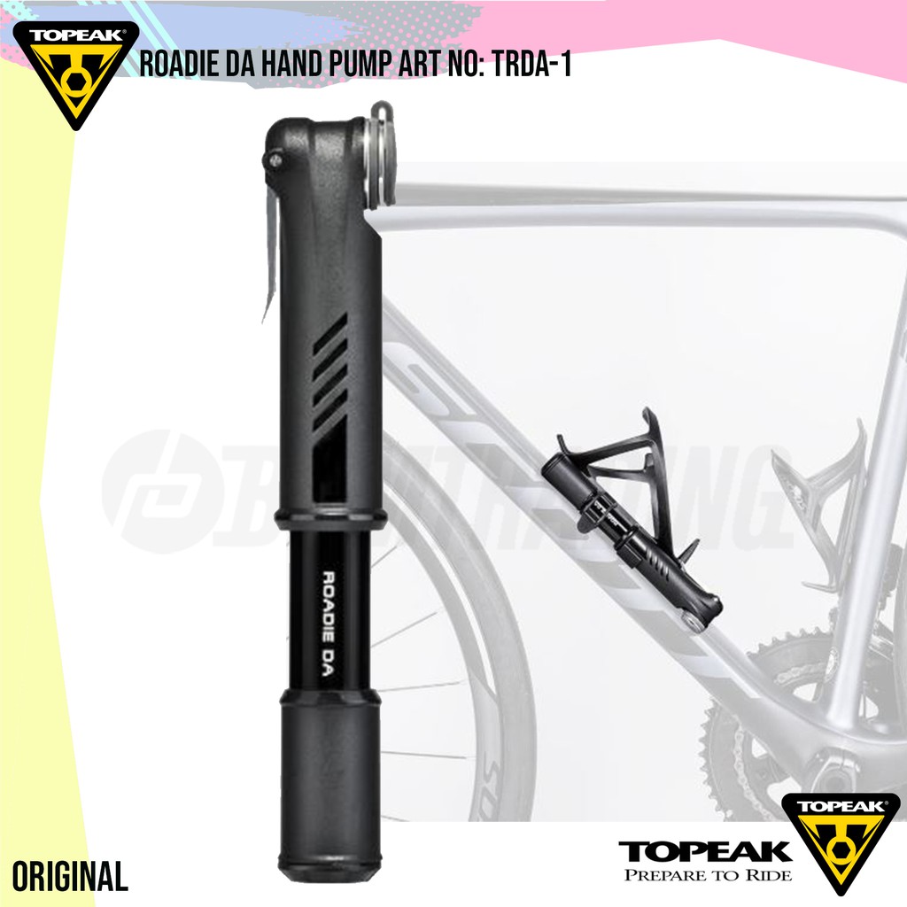 TOPEAK ROADIE DA HAND PUMP ART NO TRDA1 DualAction Technology The