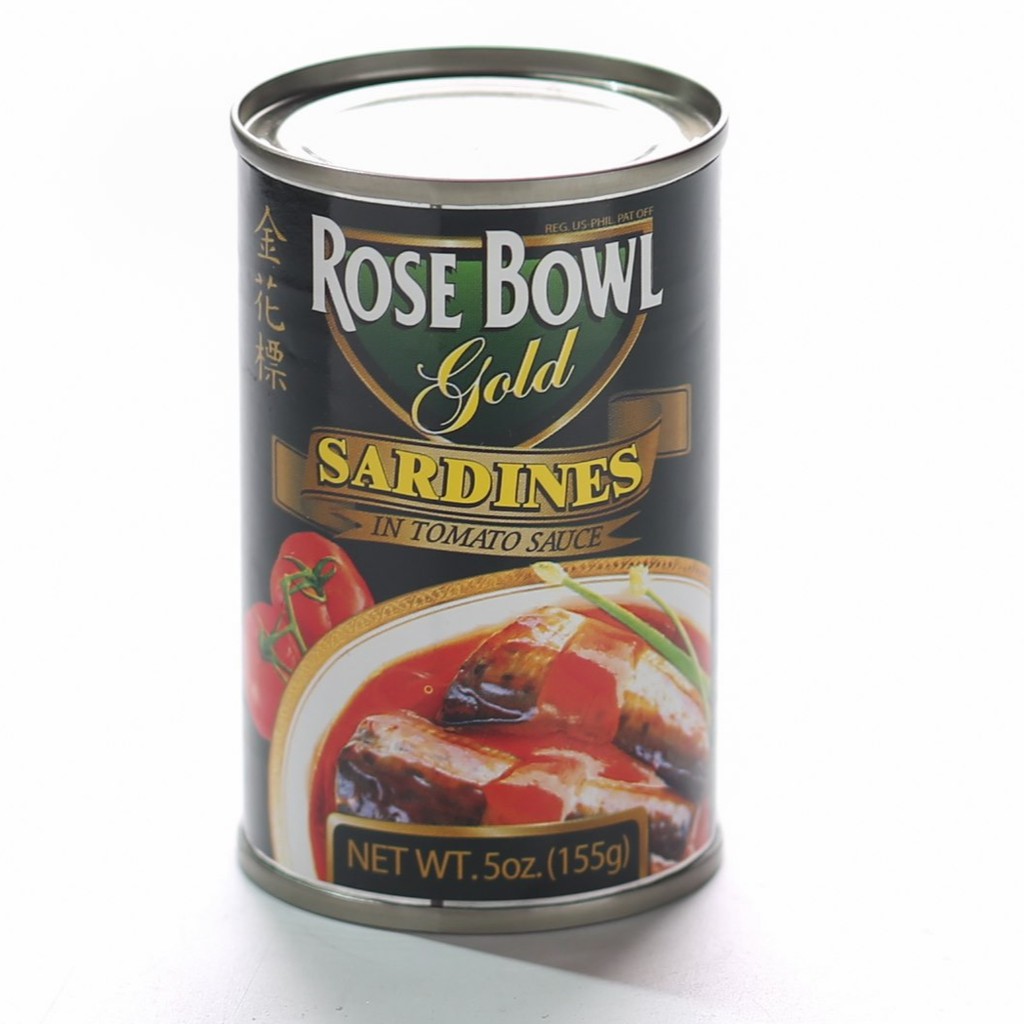 Rose Bowl Gold Sardines in Tomato Sauce 155g Shopee Philippines
