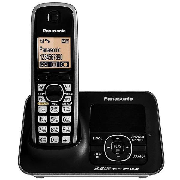 Panasonic Cordless Speaker HandsFree Phone with Caller ID KXTG3721BX