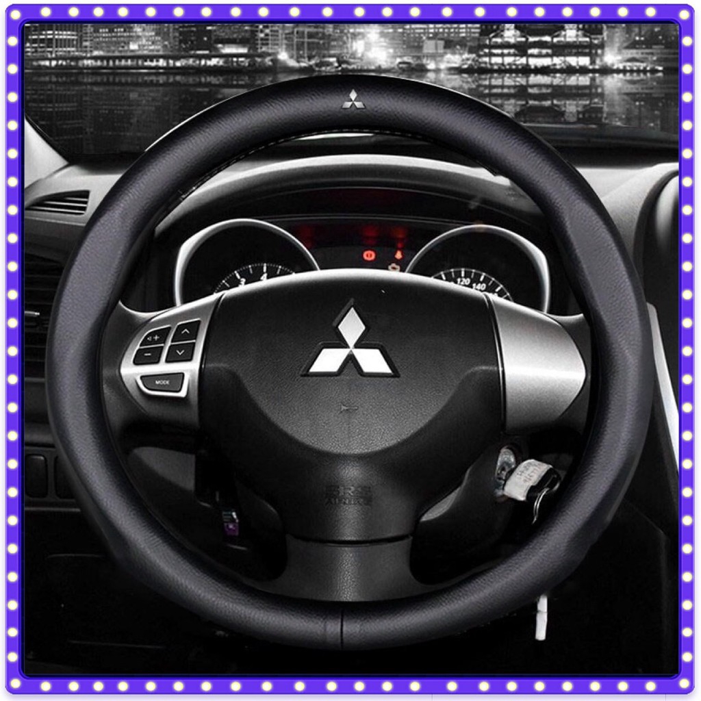 Mitsubishi Leather Steering Wheel Cover For Mitsubishi Pajero Outlanger
