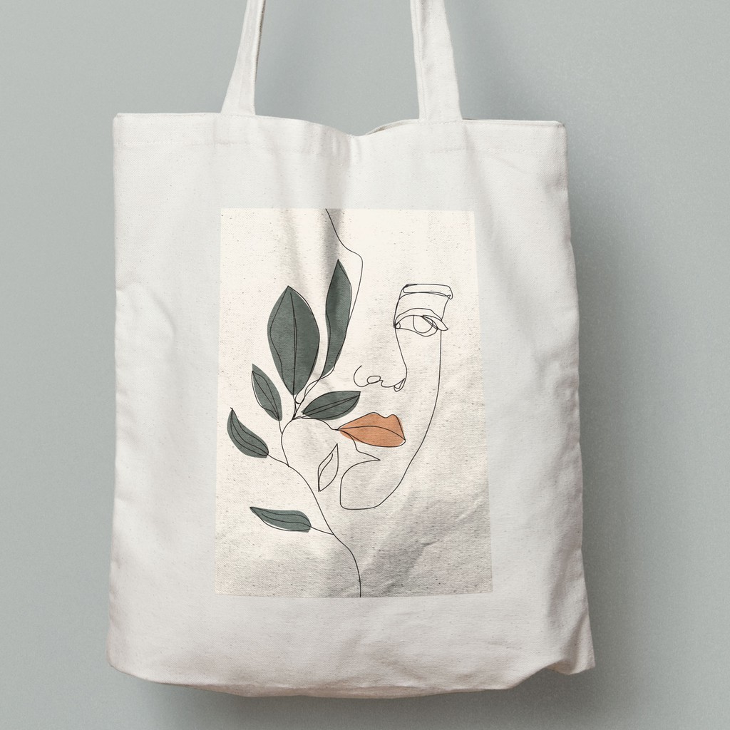 Minimalist Art/ Aesthetics Canvas Tote Bag Shopee Philippines