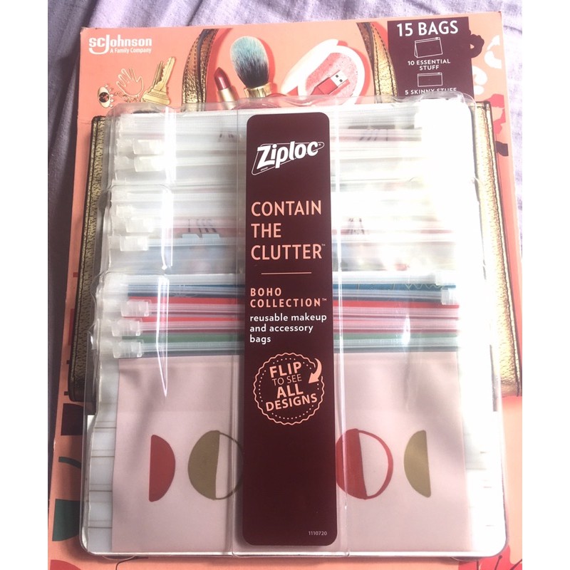 Ziploc Reusable Accessory bags Shopee Philippines