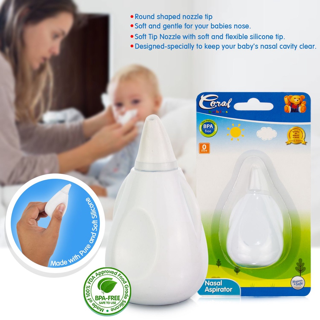 Nasal Aspirator Nasal Vacuum Mucus Suction Pump Nose Aspirator Nose