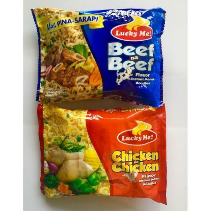 Lucky Me! Instant Noodles Beef / Chicken 55g Shopee Philippines