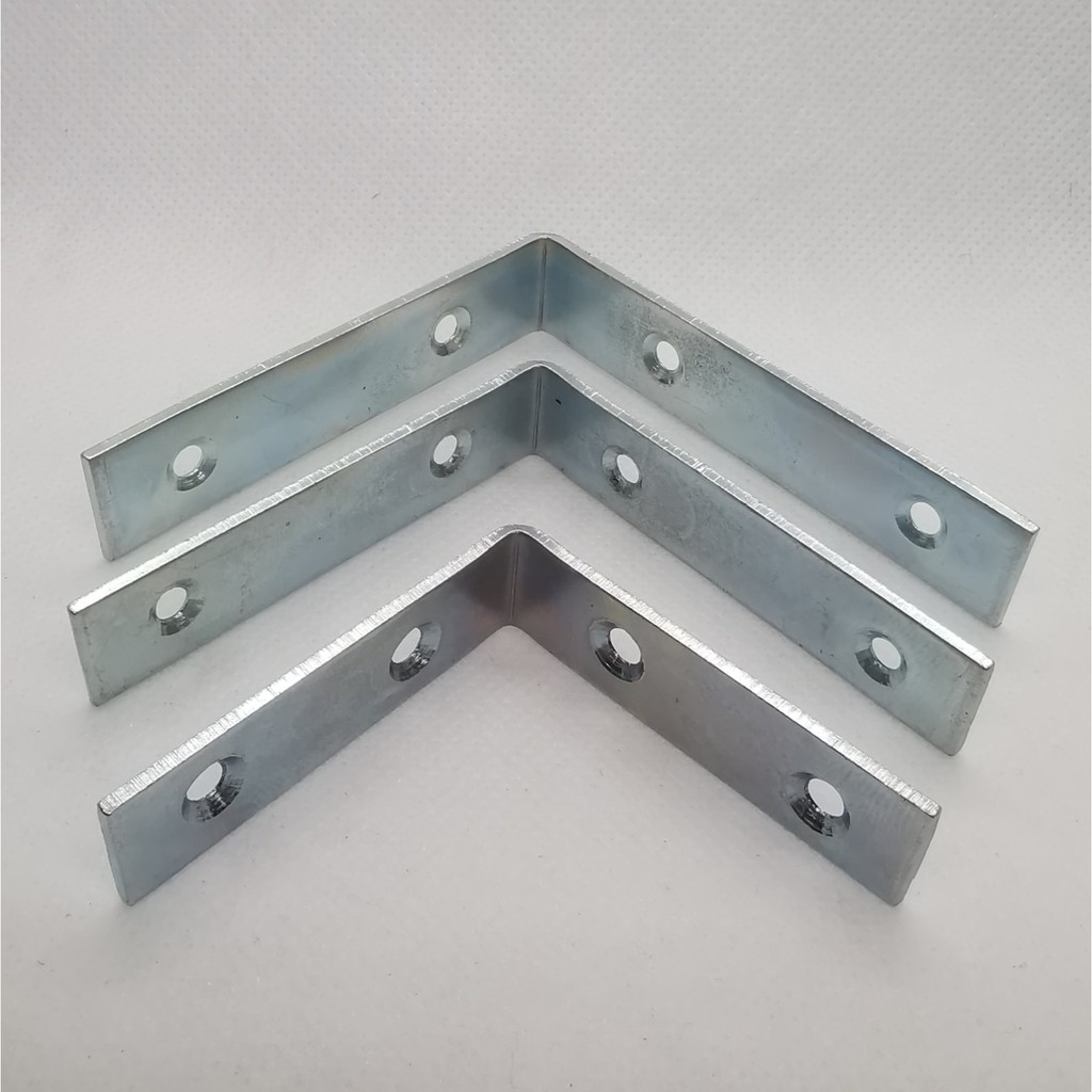 4 Pcs Steel Brace Corner Angle Bracket Repair Plate Fixing Brace Heavy