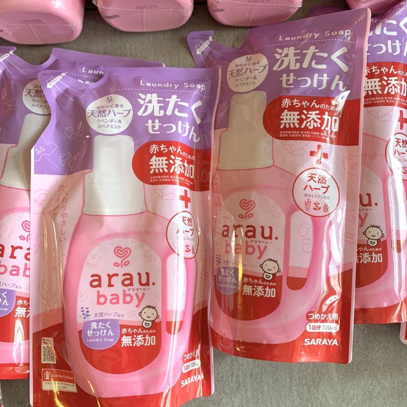 Japanese ARAU Laundry Detergent 800ML Bottle / 720ML Bag / Bottle COMBO