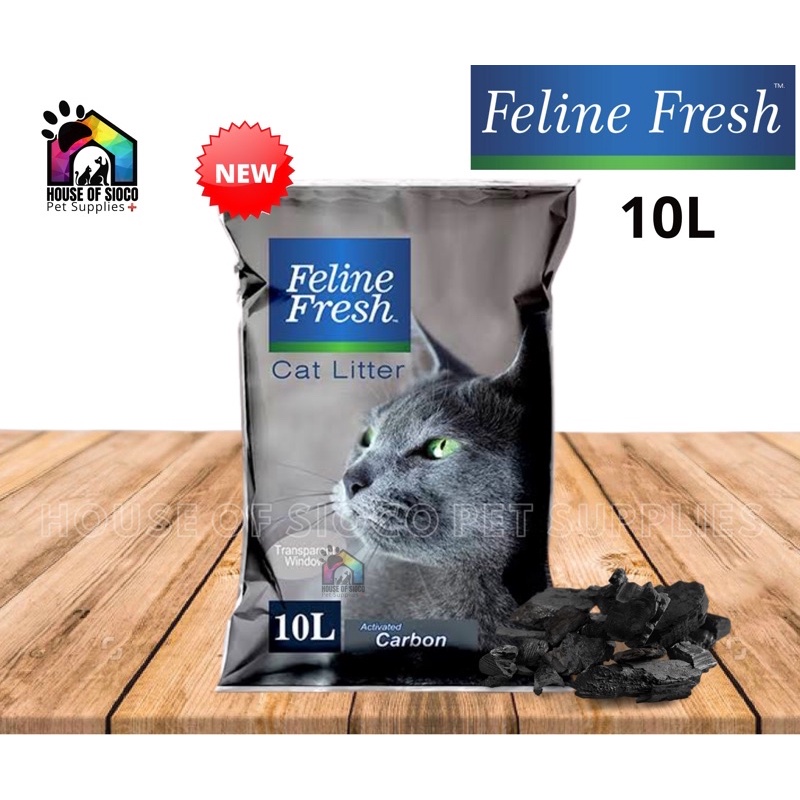 Feline Fresh Activated Carbon Cat Litter 10L Shopee Philippines