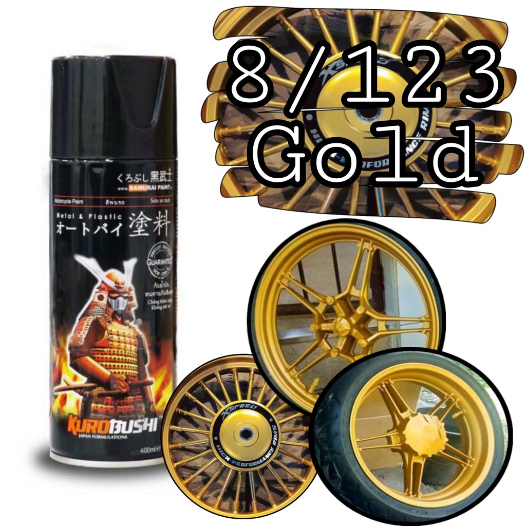 SAMURAI SPRAY PAINT 8/123 Gold Standard Cash on Delivery (COD