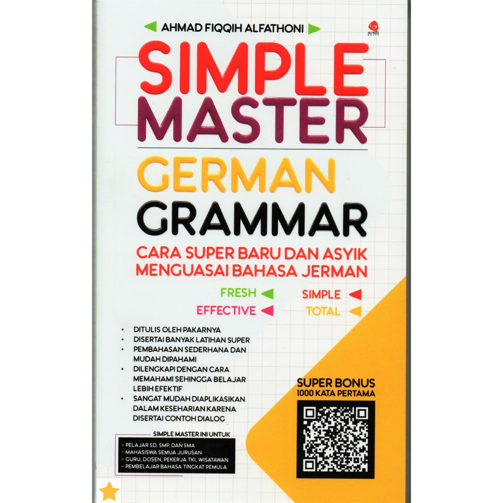 New!! Simple Master German Grammar Book (Scritto) Shopee Philippines