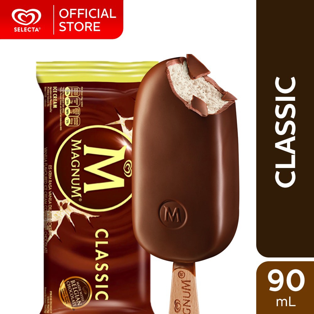 Magnum Classic Ice Cream Stick 90mL Shopee Philippines