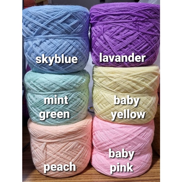 INDOPHIL Yarn 4ply Pastel set Shopee Philippines