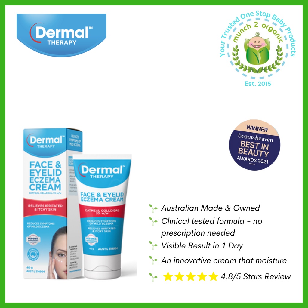 Dermal Therapy Face & Eyelid Eczema Cream 40g Shopee Philippines