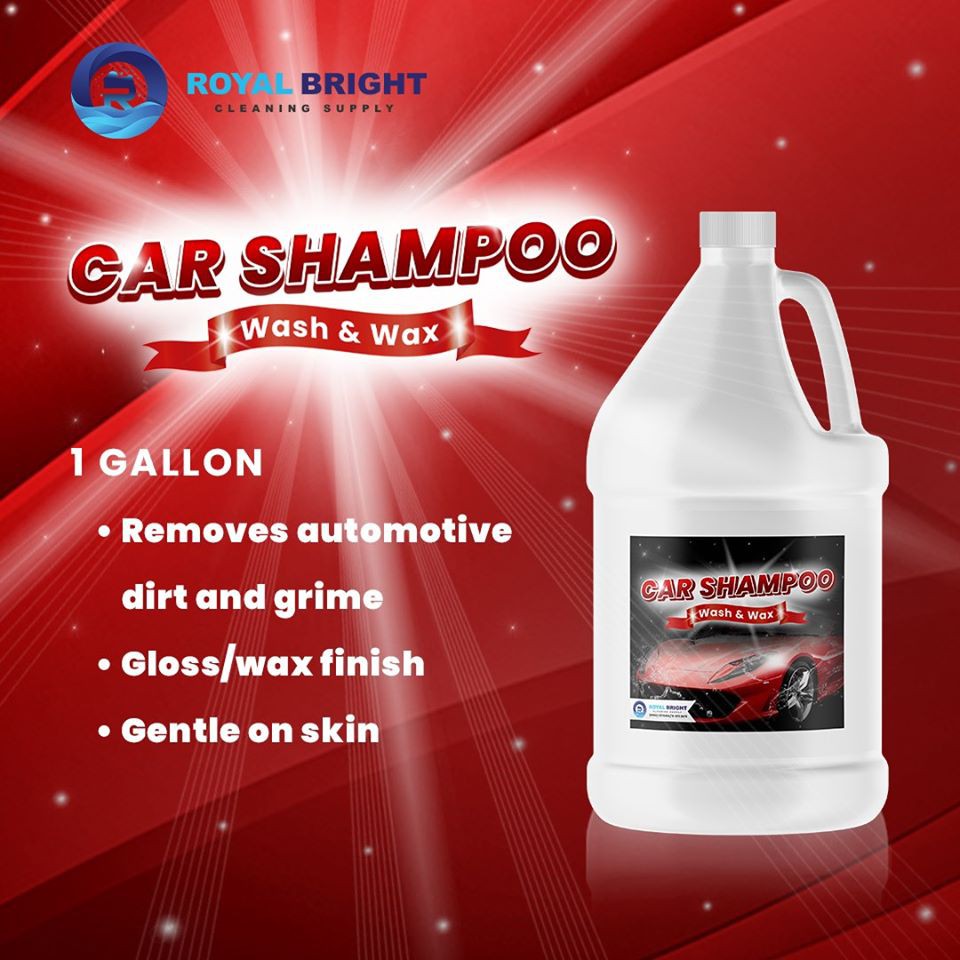 Wash and Wax Car Shampoo (1 Gallon) Shopee Philippines