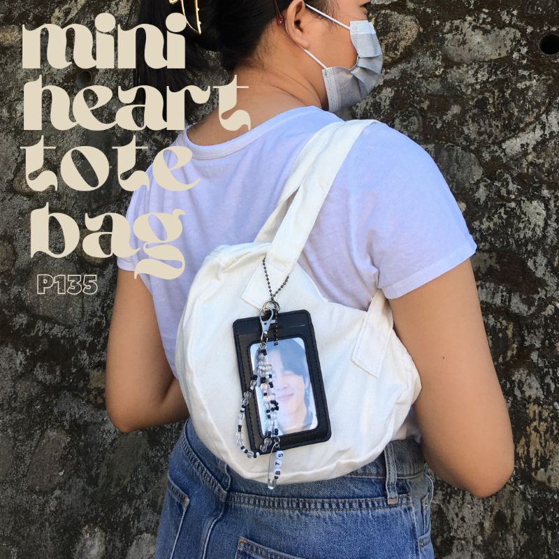 Mini Heart Tote Bag Imaartsy Shopee Philippines