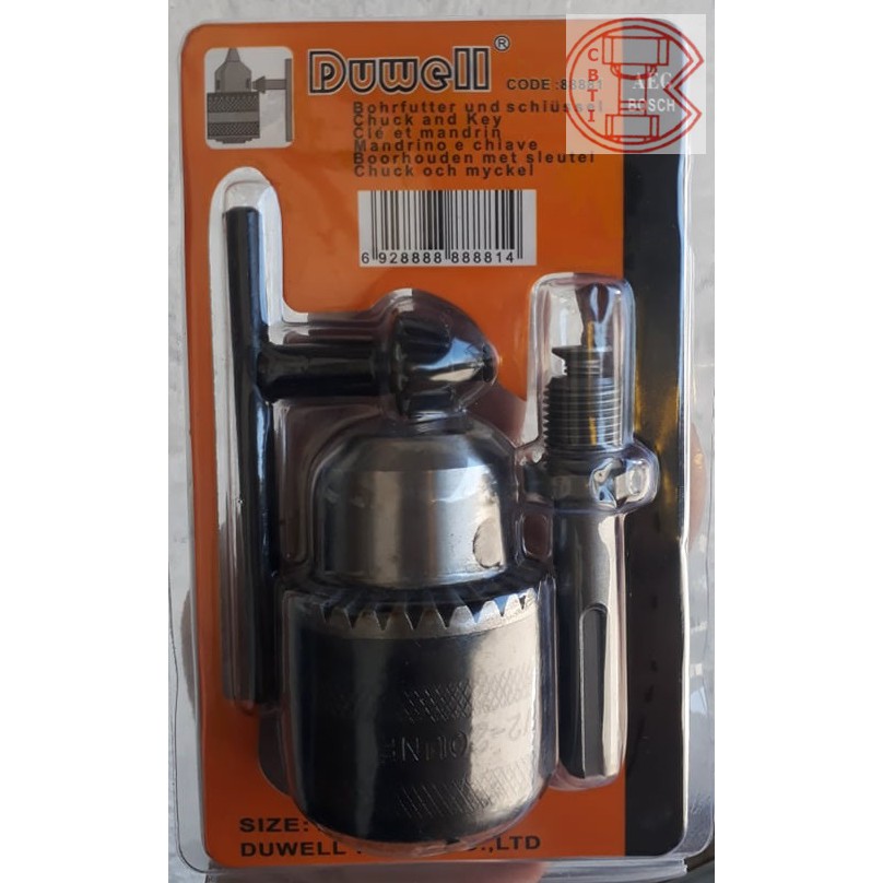 DUWELLDRILL_CHUCK_WITH_KEY_1/2_(13MM) Shopee Philippines