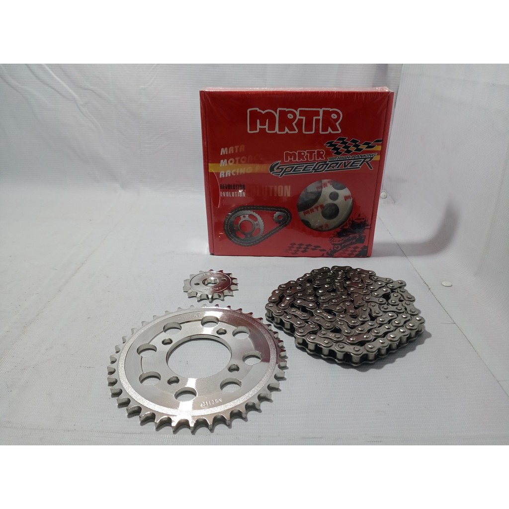 CHAIN & SPROCKET SET ROUSER 135 15T/43T (428130L) Shopee Philippines
