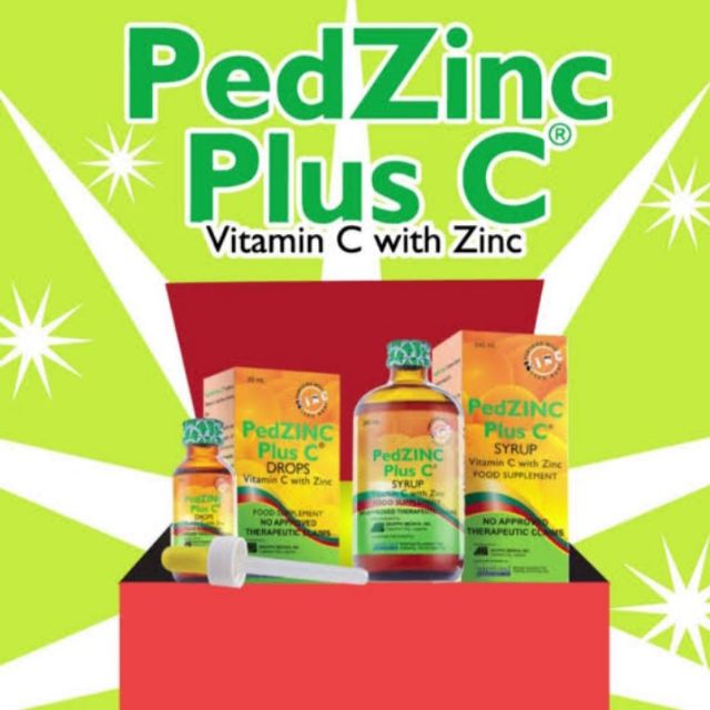 (Ascorbic Acid) PedZINC Vitamin C plus Zinc Syrup Shopee Philippines