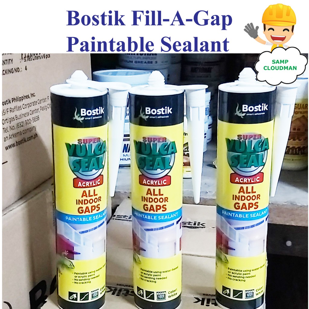 Bostik FillAGap Paintable Acrylic Sealant/Filler Gap Sealant Tube