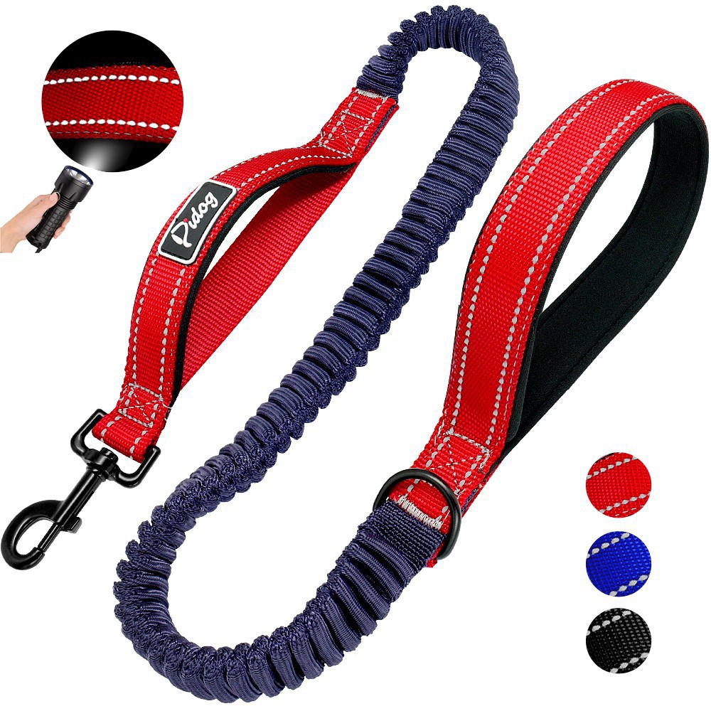 [hot sale]Heavy Duty Large Dog Leash with 2 Padded Handle