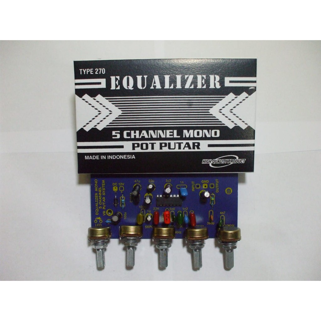 5 Channel Mono Potensio Rotary Equalizer Kit Shopee Philippines
