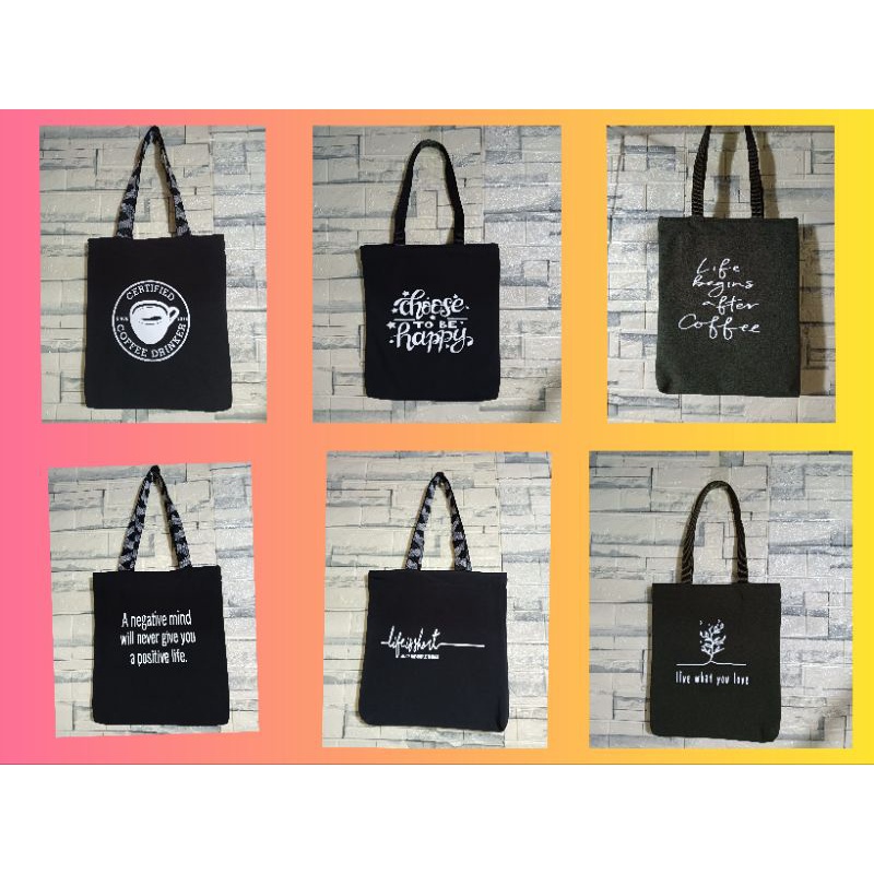 Korean Tote Bag (water repellant) Shopee Philippines
