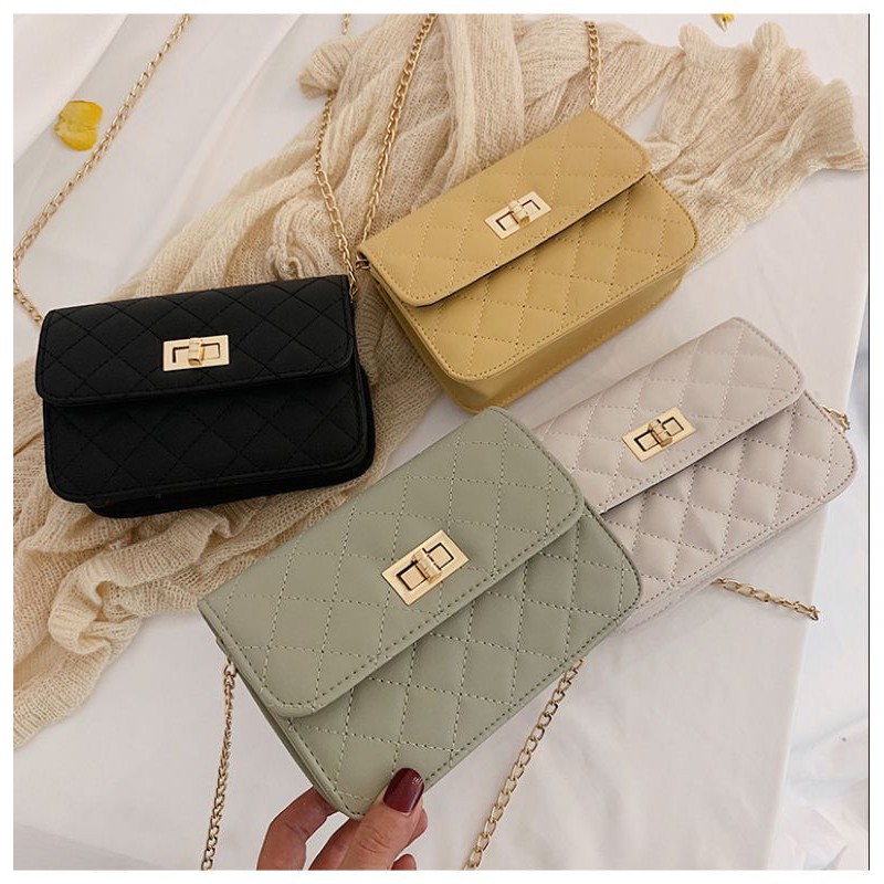 YQY 1152 large size korean new style square sling bag women shoulder