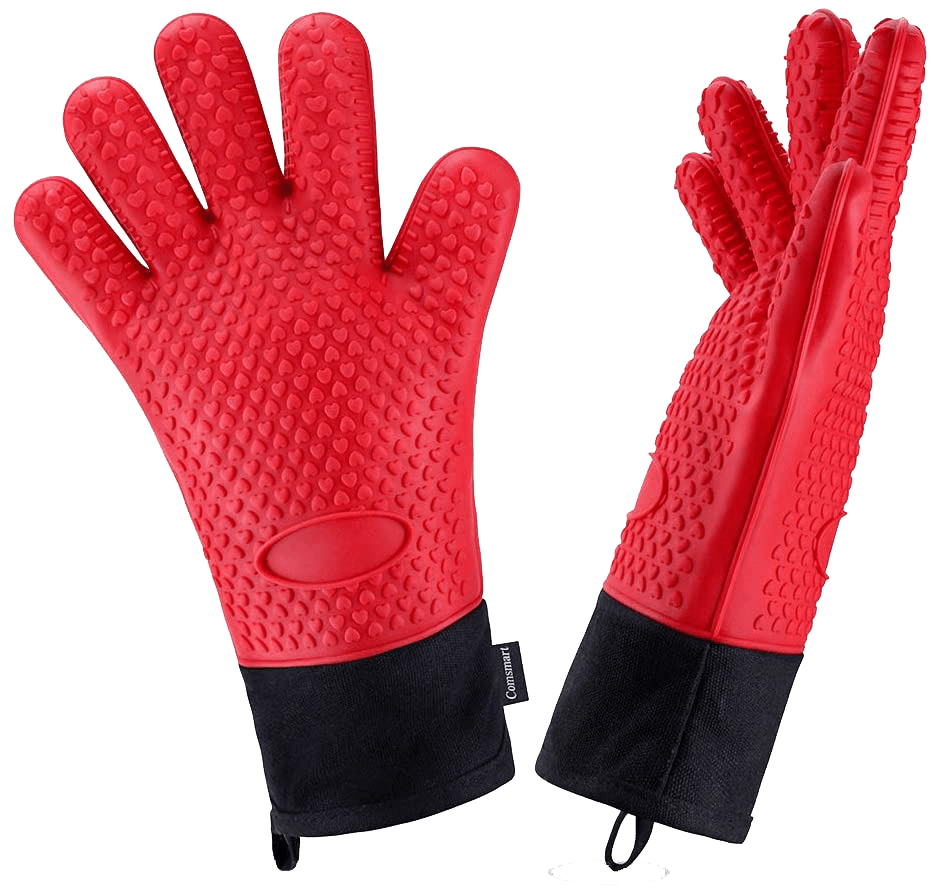 1 PC Heat Resistant Silicone Kitchen Gloves Baking Cooking Grilling