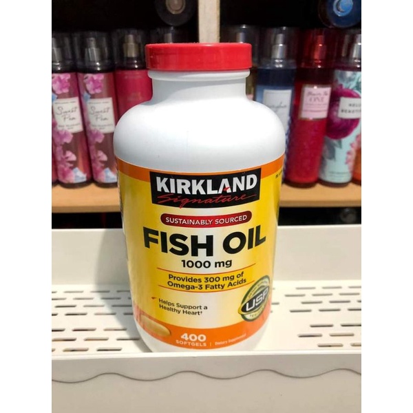 Kirkland Fish Oil 1000mg(400 softgels) Shopee Philippines