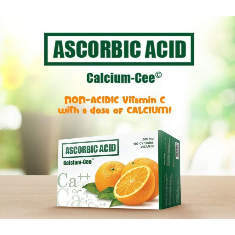 CALCIUM CEE Ascorbic Acid 500 mg 100 capsules Shopee Philippines