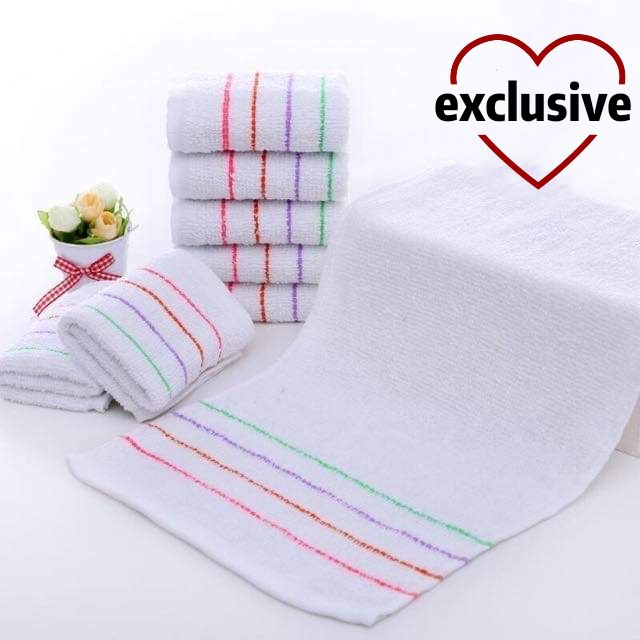 12pcs Cotton 4line hand towel Shopee Philippines