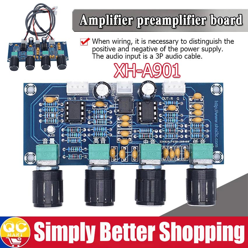 XHA901 Preamplifier Tone Control Board Kits Speaker Amplifiers DIY