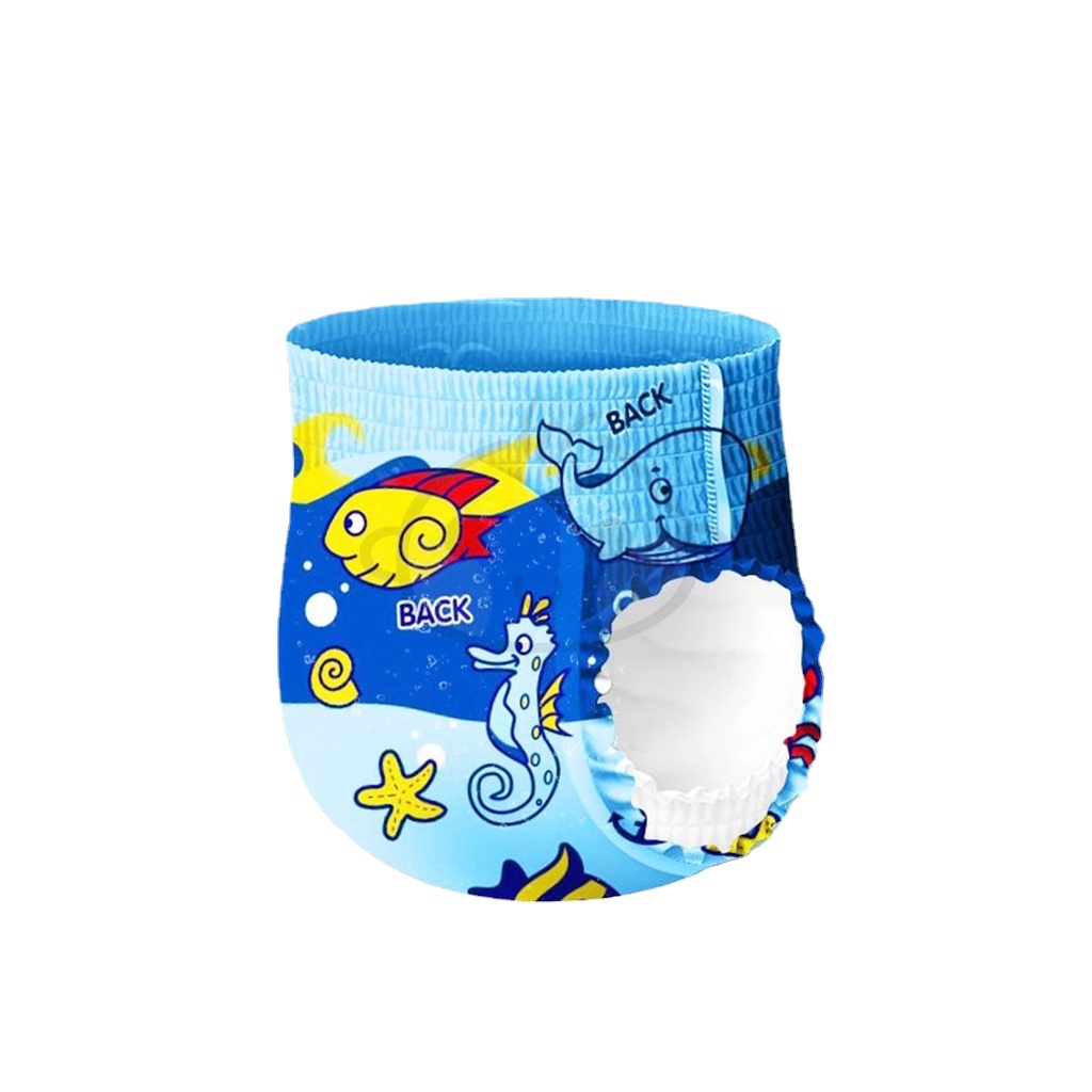 Baby Swimming Diapers Underwater World Style Waterproof Diaper Pants