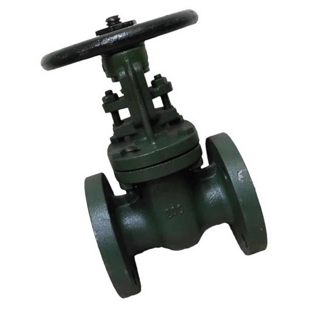CAST IRON GATE VALVE 2" X 200WOG FLANGE TYPE RISING STEM BRAND NIPPON, MEISONS, DAYO OR SMITH
