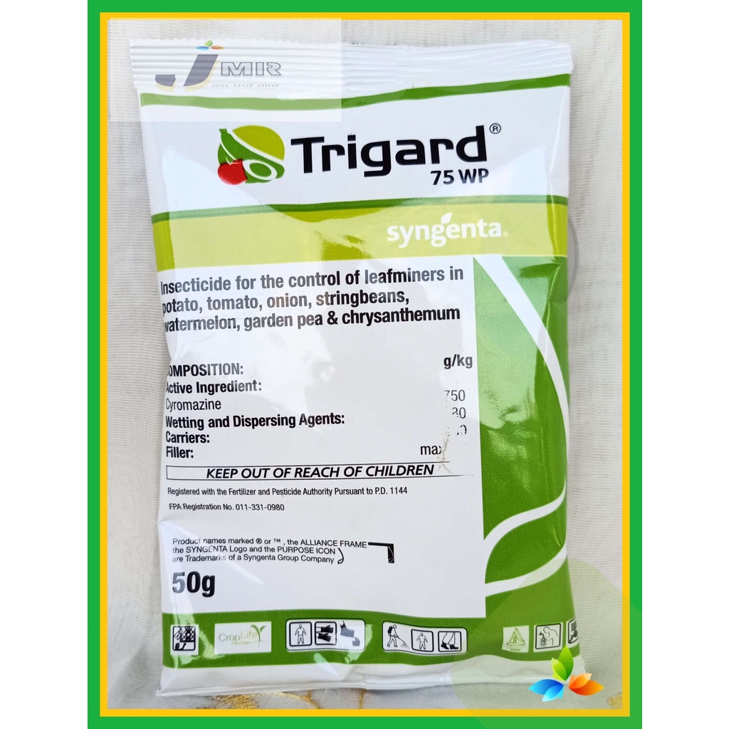 Trigard 75WP Leaf Miner Insecticide for Crops and Plants 50 grams by
