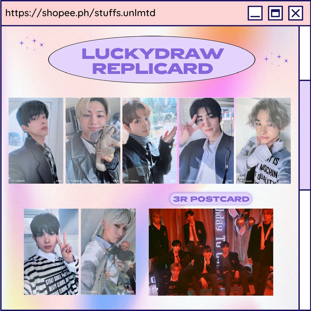 ENHYPEN LUCKY DRAW PHOTOCARD Shopee Philippines