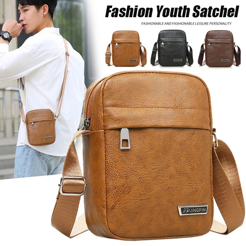Kelly M2202 Jingpin Leather Sling Bag For Men Shopee Philippines