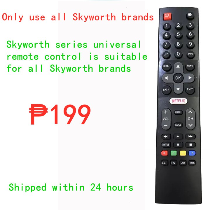 Universal all Skyworth Smart Remote Control which is compatible to all