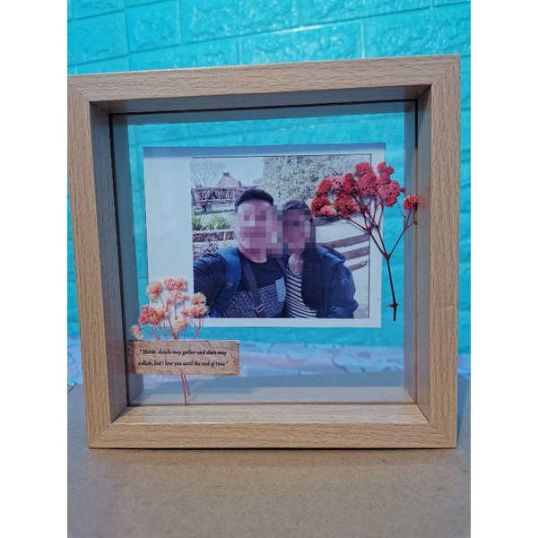 ACRYLIC WOODEN FRAME WITH BOX AND LIGHTS Shopee Philippines