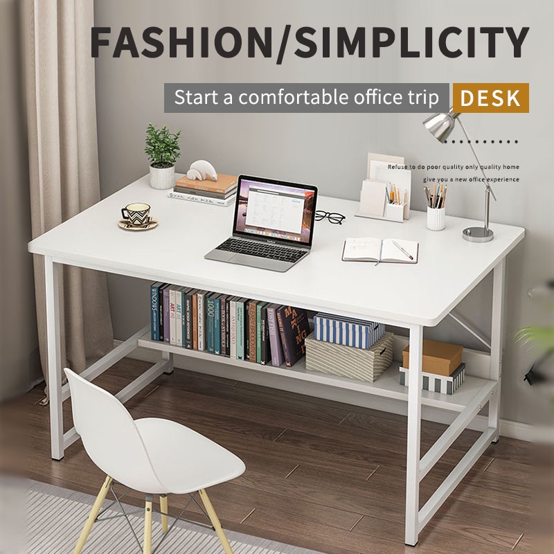 Study Table with Book Shelf Computer Table Office Desk Bedroom